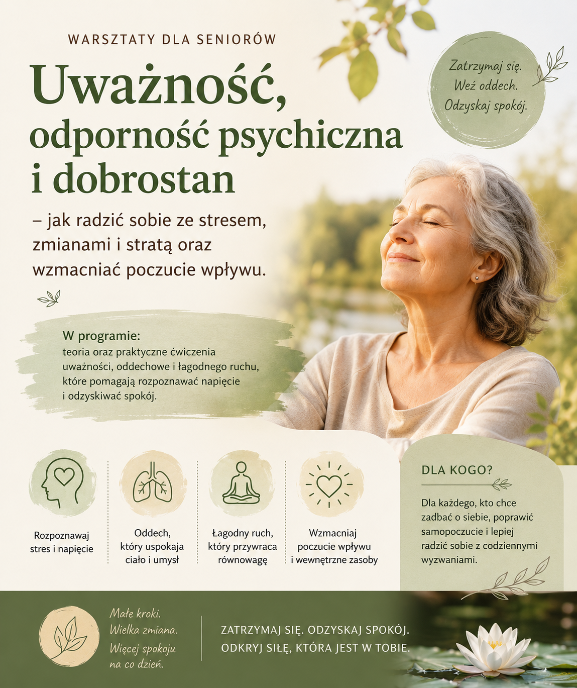 Uważność, odporność psychiczna i dobrostan - J. Wrońska